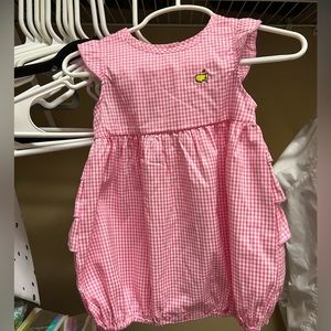 The Masters Augusta National pink gingham outfit.
